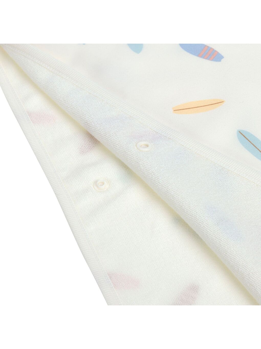 Beyaz Surfboards UV Korumalı Plaj Çocuk Panço Sea Salt-3