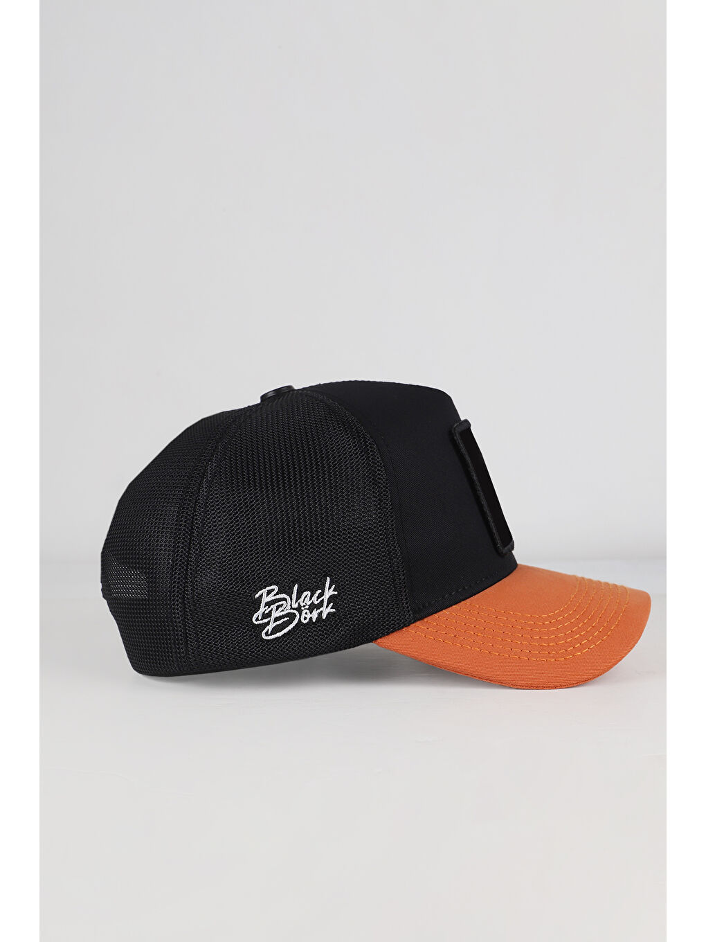 See You Later Never Logolu Kiremit-Siyah Trucker Şapka-2