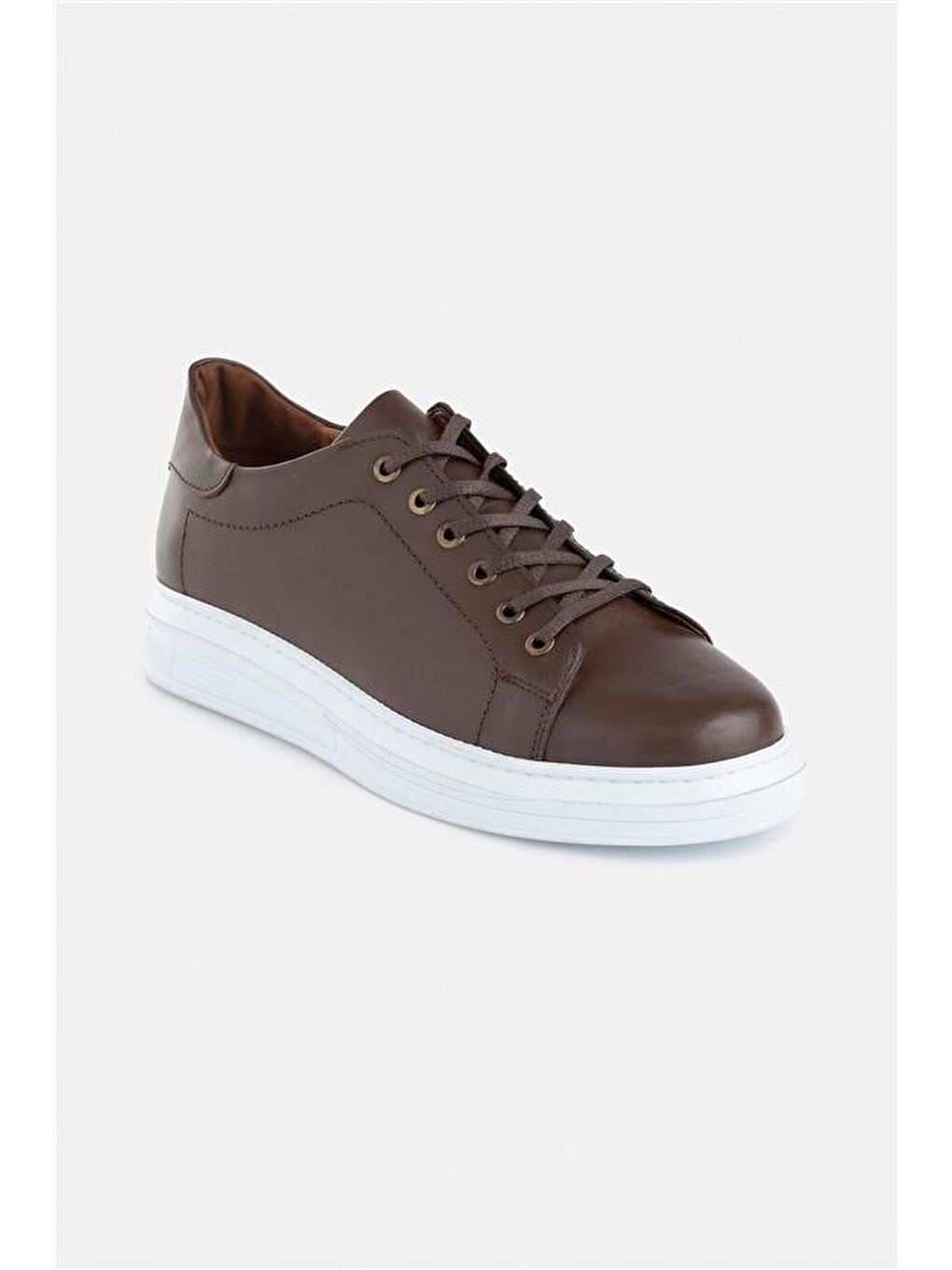 Kahverengi Koyu Kahve Sneakers Ayakkabı-1