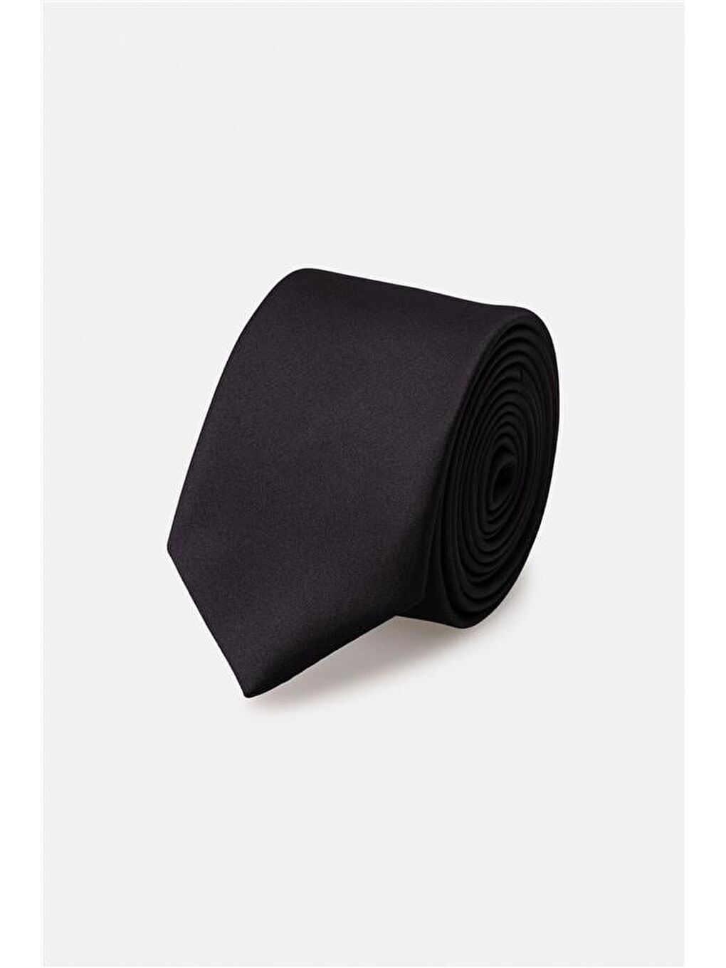 Siyah Düz Kravat-1