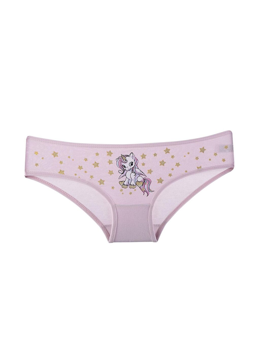 Karışık Kız Çocuk Külot 5'li Paket Pamuklu Elastanlı-2