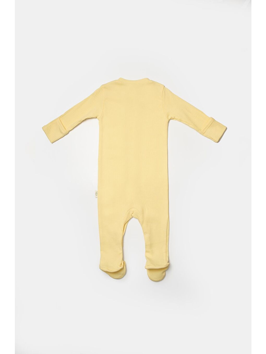 Sarı Organik 2'li Patikli Tulum CSYB9034-5