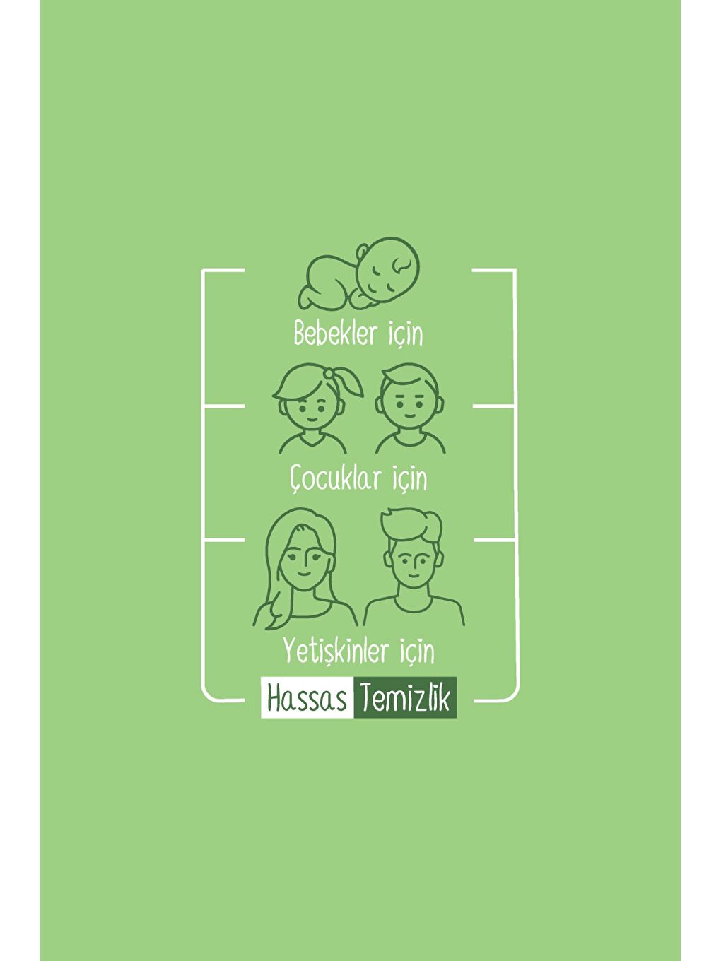 Natural Kişisel Bakım Havlusu 100 Yaprak-4