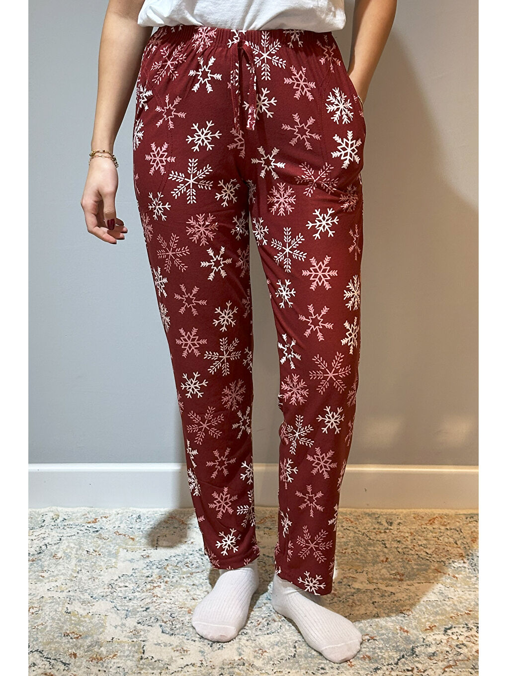 Kadın Süet Tek Alt 120 Kar Bordo