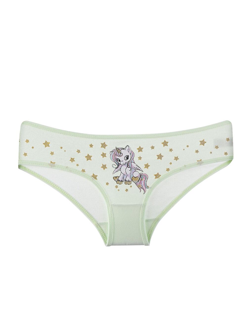 Karışık Kız Çocuk Külot 5'li Paket Pamuklu Elastanlı-3