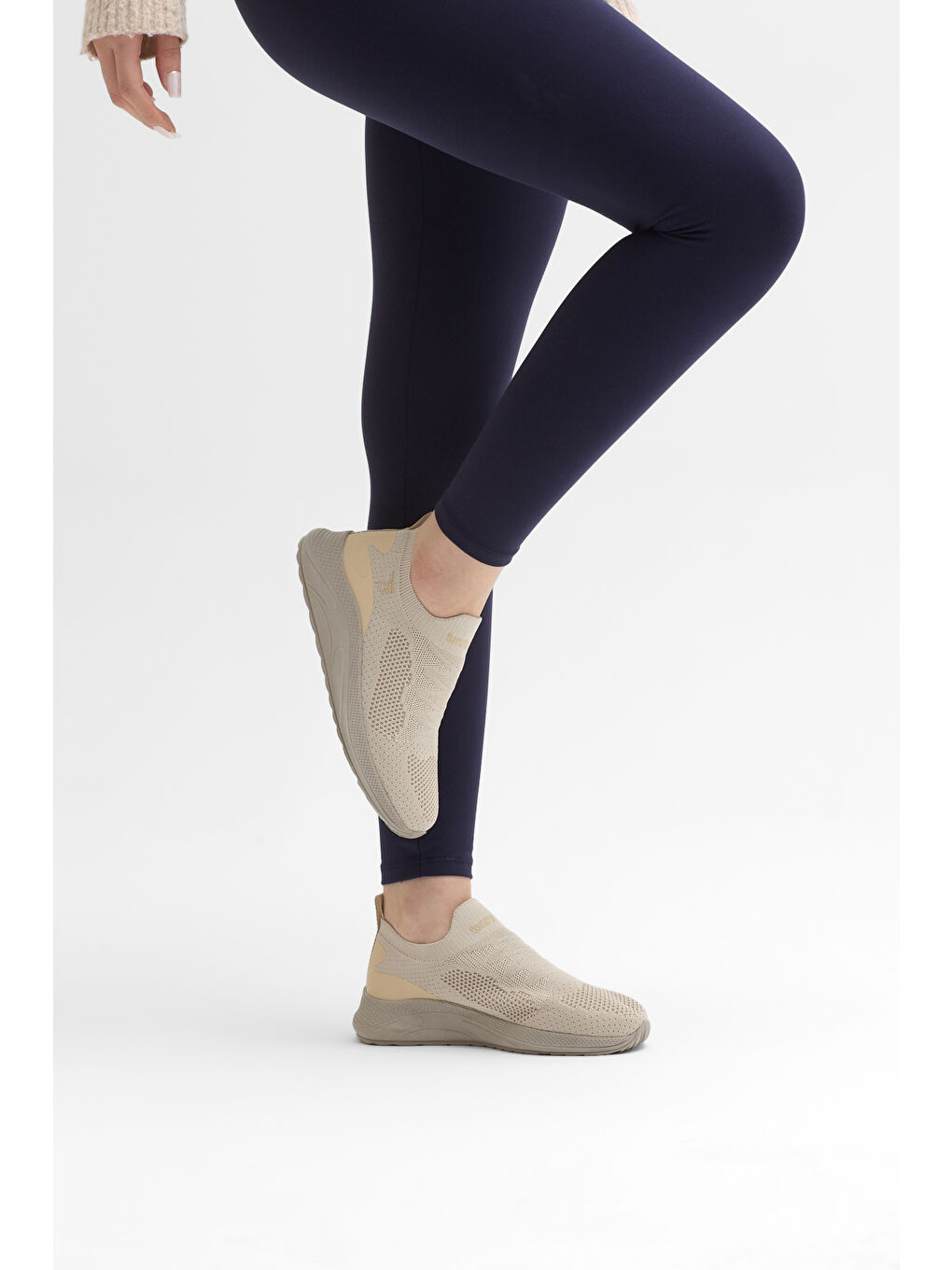 Erkek Bej Eva Taban Rahat Kalıp Günlük Spor Ayakkabı-1