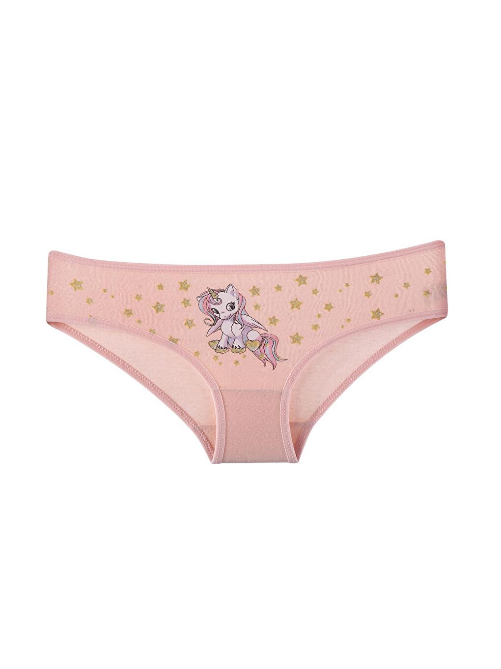 Karışık Kız Çocuk Külot 5'li Paket Pamuklu Elastanlı-4