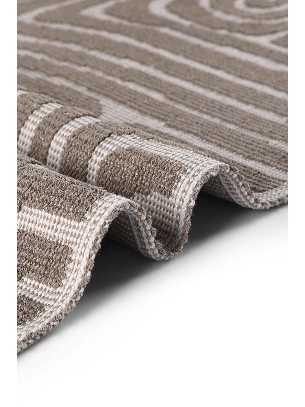 Gela Doğal Pamuklu 2'li Banyo Paspas & Halı Seti 60x100 50x60 Bej-3