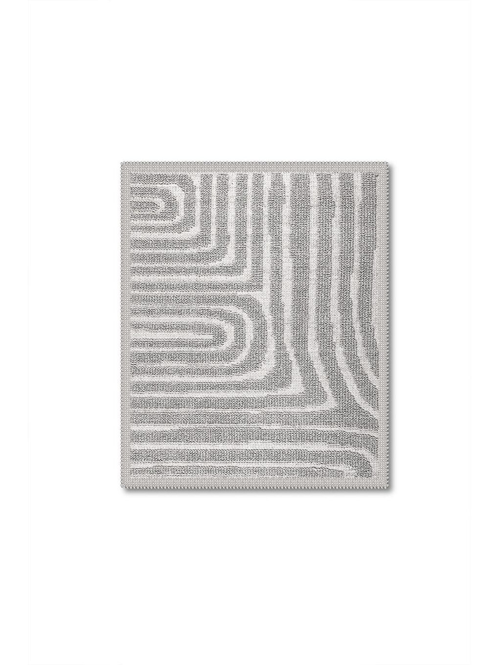 Bej Gela Doğal Pamuklu 2'li Banyo Paspas & Halı Seti 60x100 50x60 Taş-2