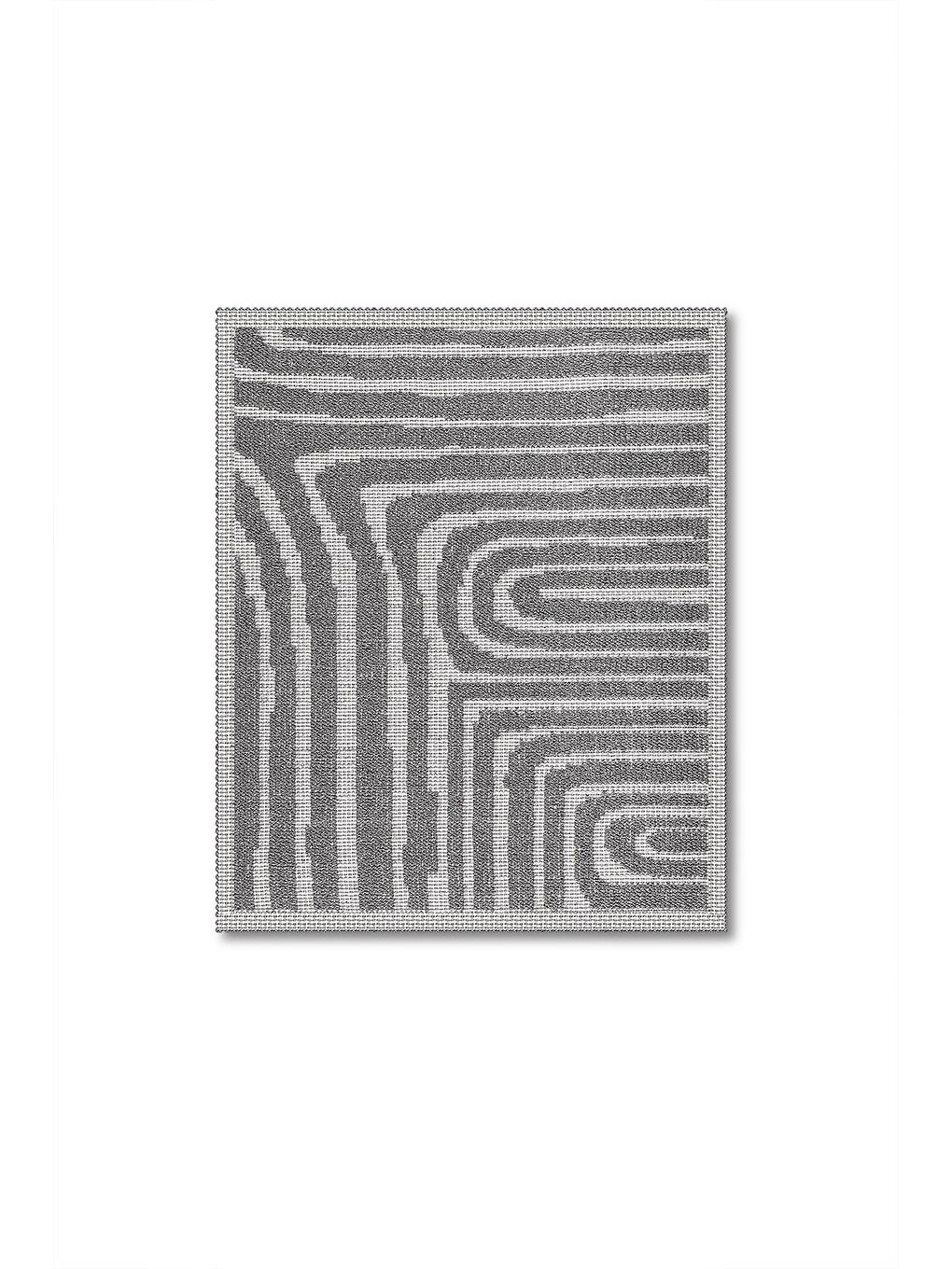 Gela Doğal Pamuklu 2'li Banyo Paspas & Halı Seti 60x100 50x60 Gri-2