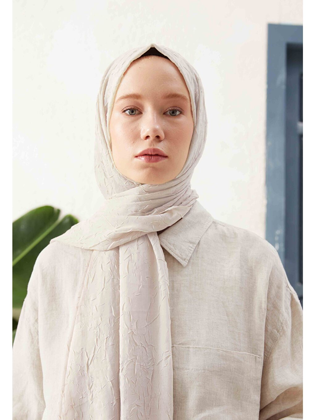 Beyaz Bambu Şal İnci-2