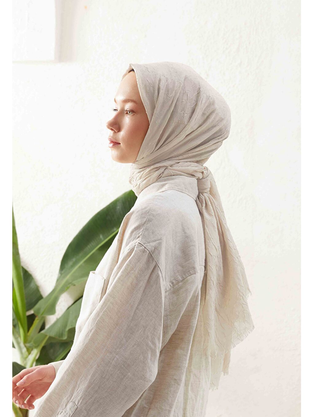 Beyaz Bambu Şal İnci-3