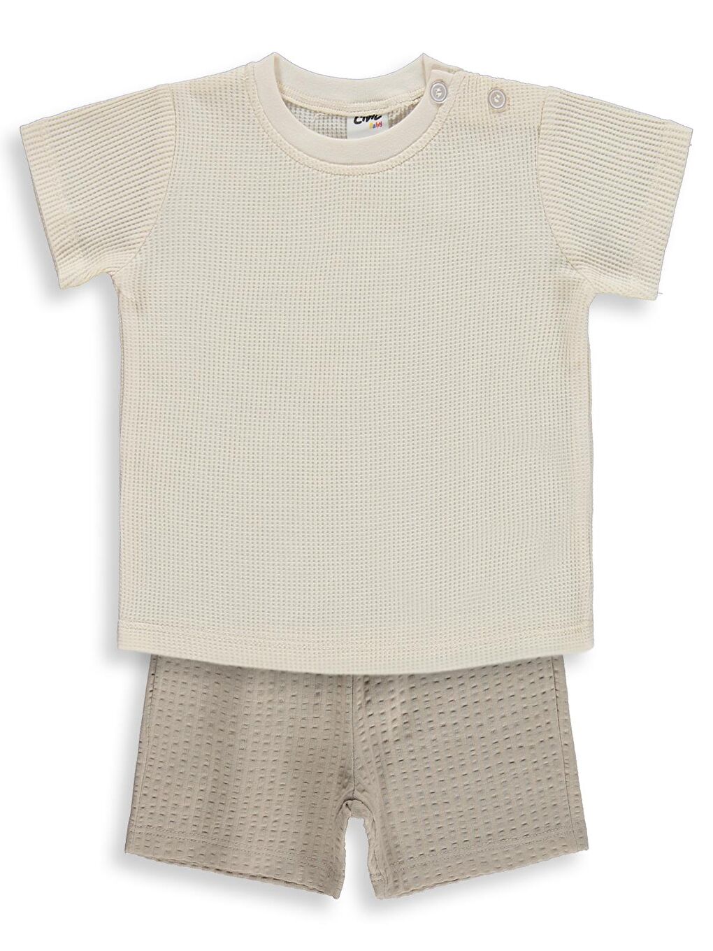 Baby Basic 6-18 Ay Takım - Ekru