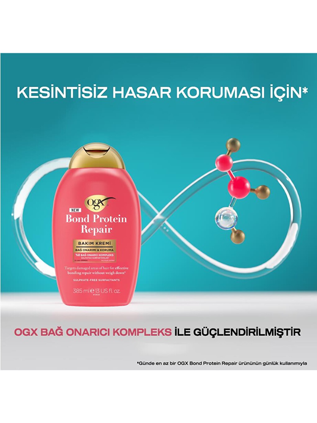 Bond Protein Repair Şampuan 385 ml + Bond Protein Repair Bakım Kremi 385 ml-1