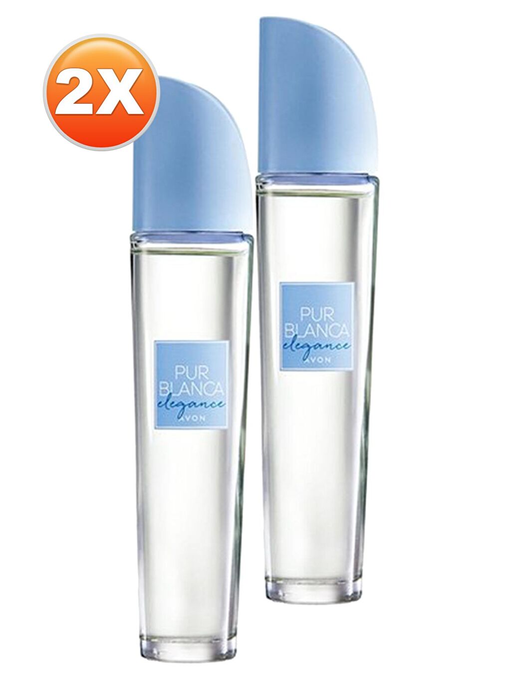 AVON Renksiz Pur Blanca Elegance Kadın Parfüm Edt 50 Ml. İkili Set - 1