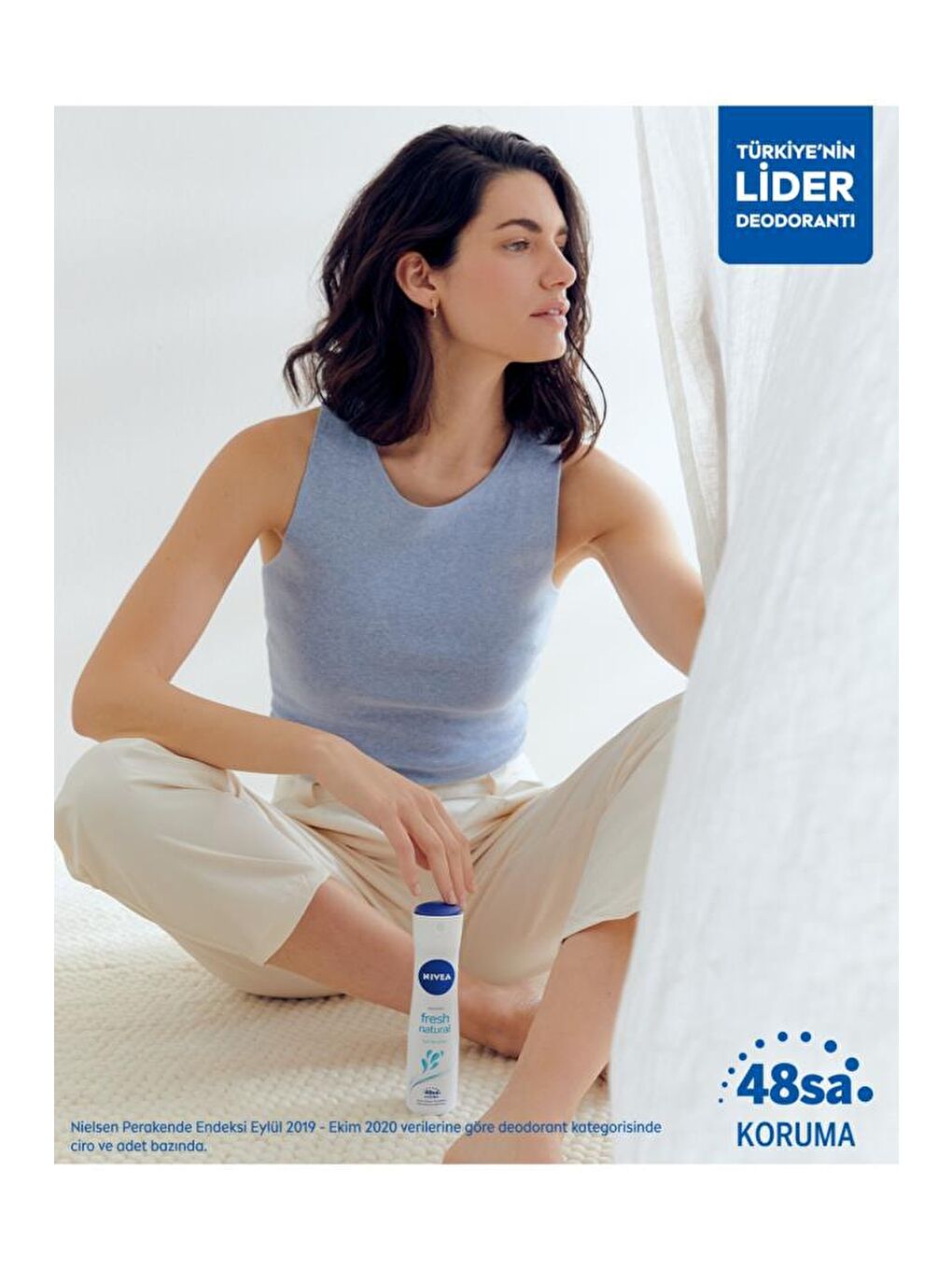 NIVEA Şeffaf Fresh Natural Kadın Sprey Deodorant 150 ml, 48 Saat Koruma, Hızlı Kuruma, Uzun Süren Ferahlık - 3