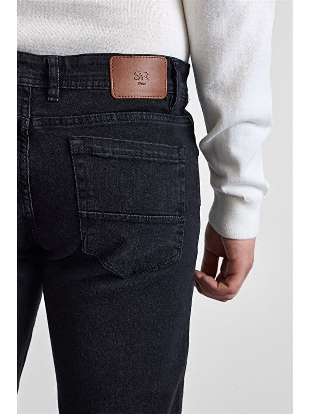 Siyah Denim Pantolon-3