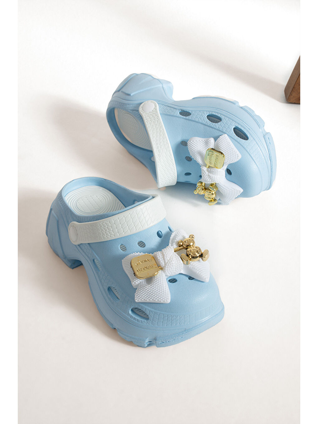 Mavi Kadın Toka Detaylı Ortopedik Sandalet Ve Terlik-2