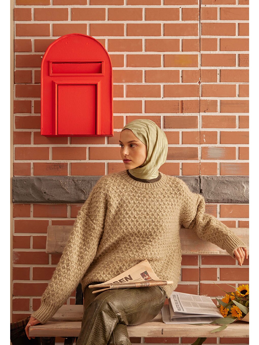 Dublin Jakarlı Şal Soft Yeşil-1