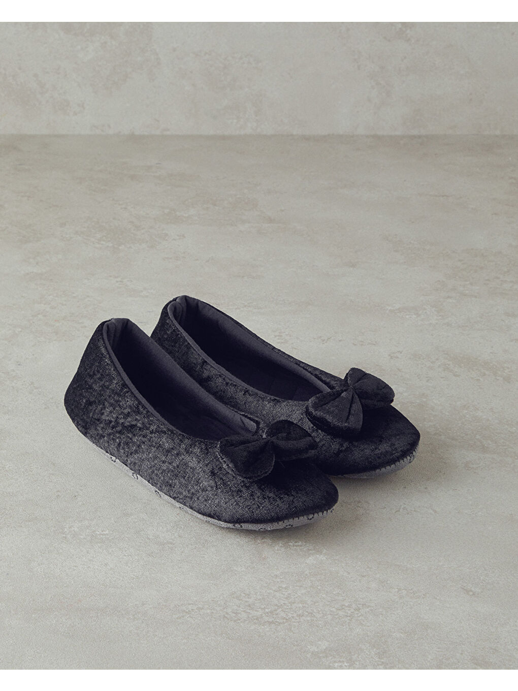 Vesta Kadın Ev Babeti Siyah-1