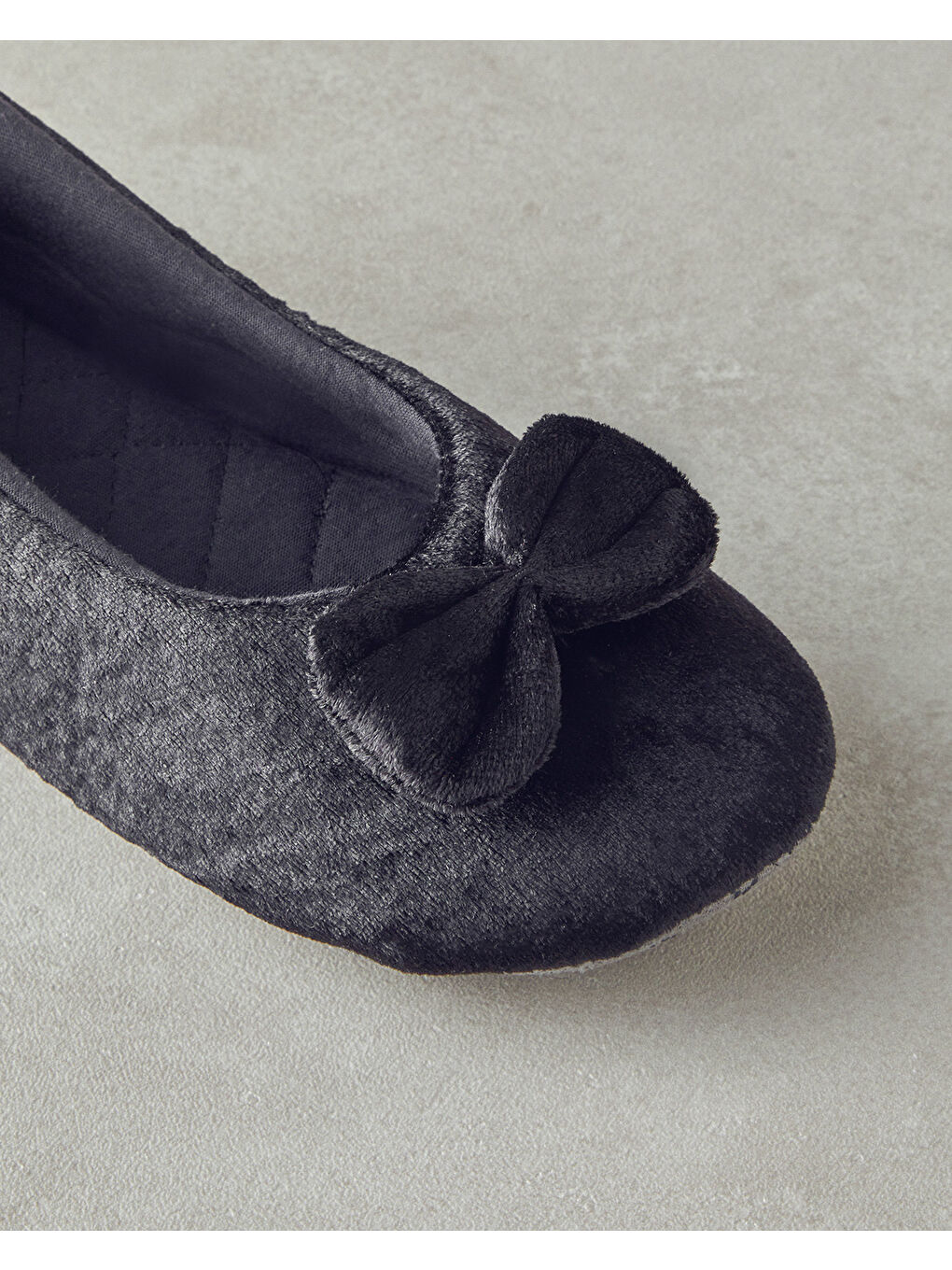 Vesta Kadın Ev Babeti Siyah-2