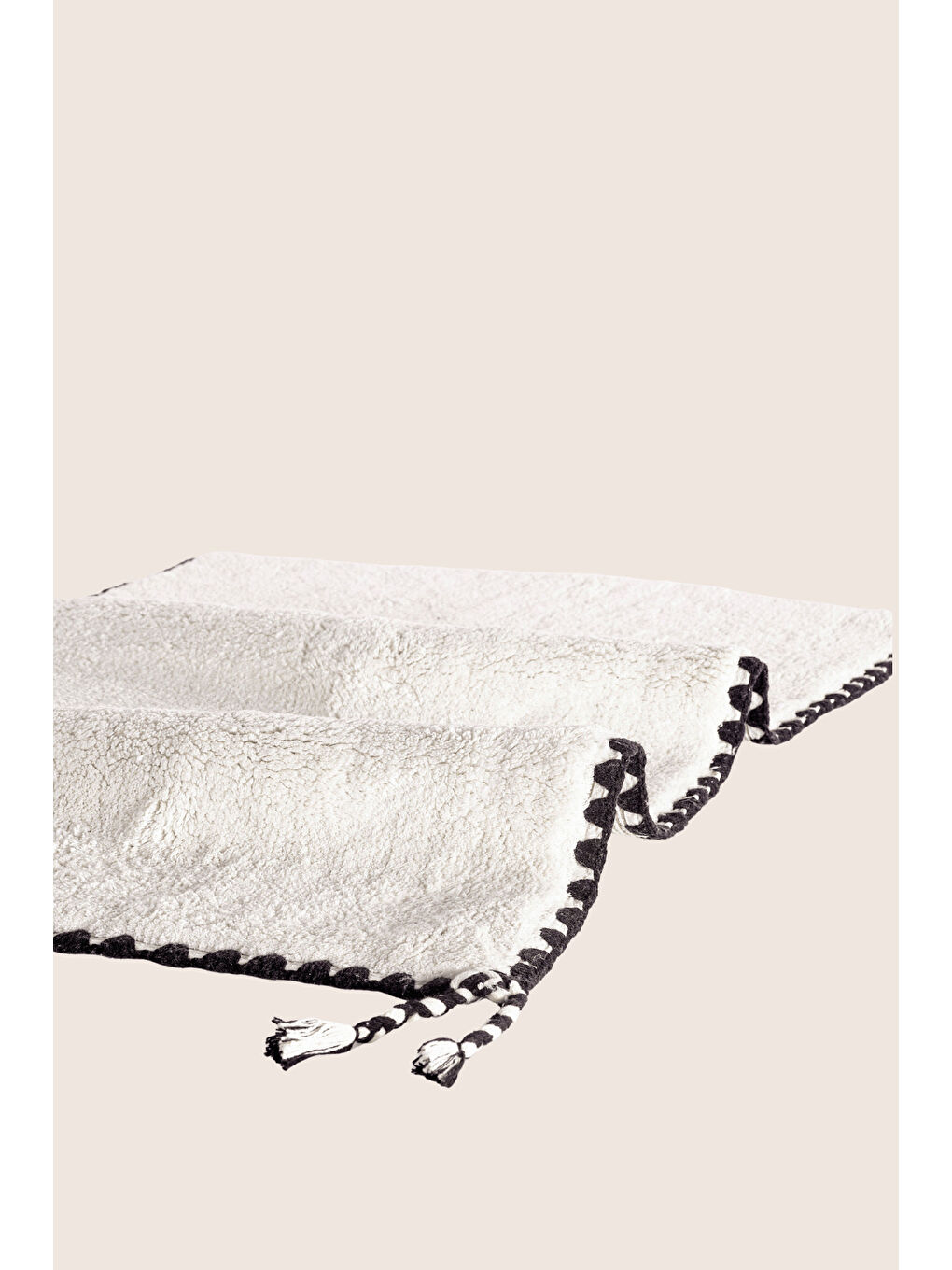 Vina Tekli Banyo Paspası Bambu 60x100 cm Ekru-1