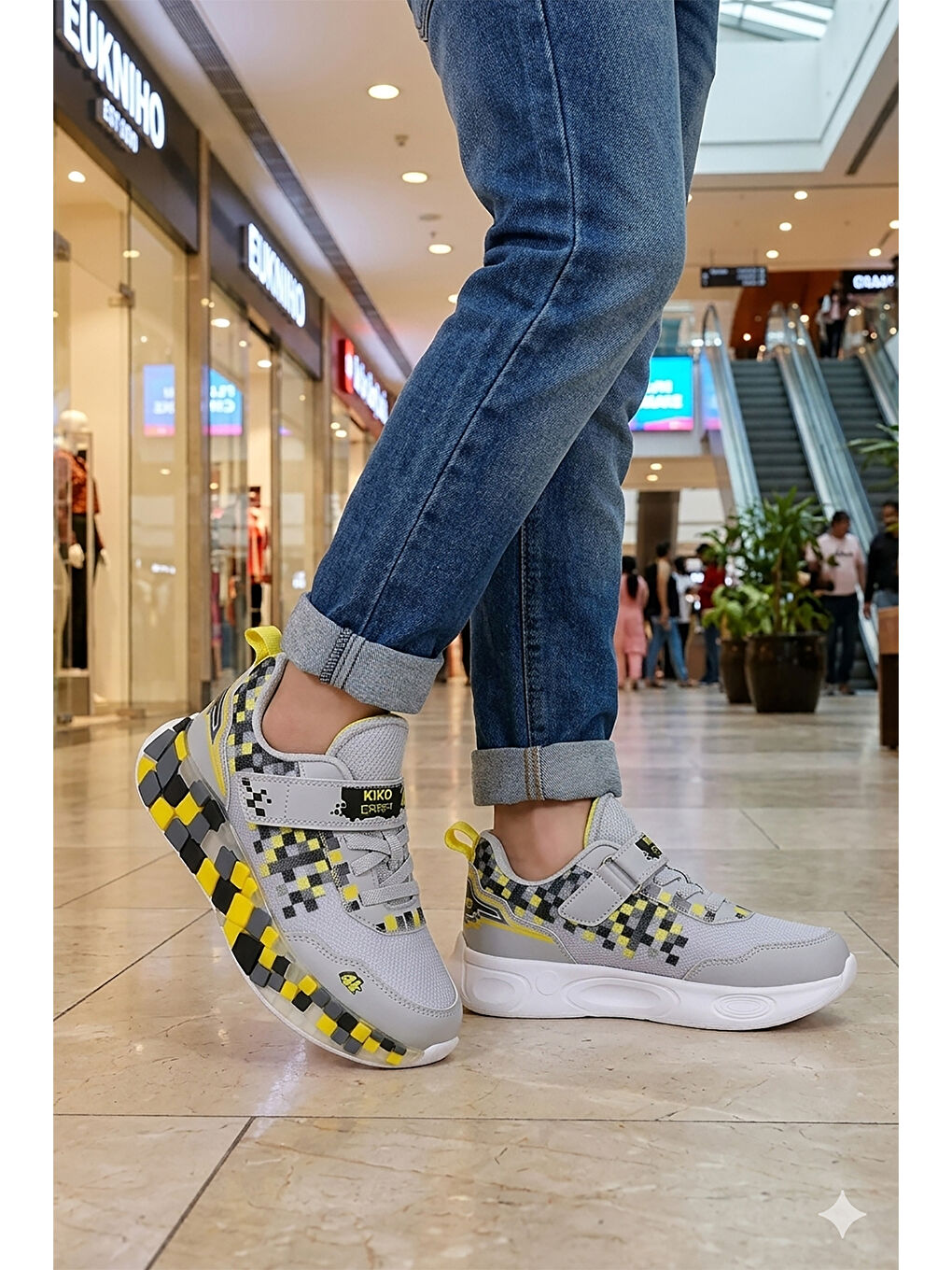 Mavi Jenks Craft Cırtlı Erkek Çocuk Spor Ayakkabı-2