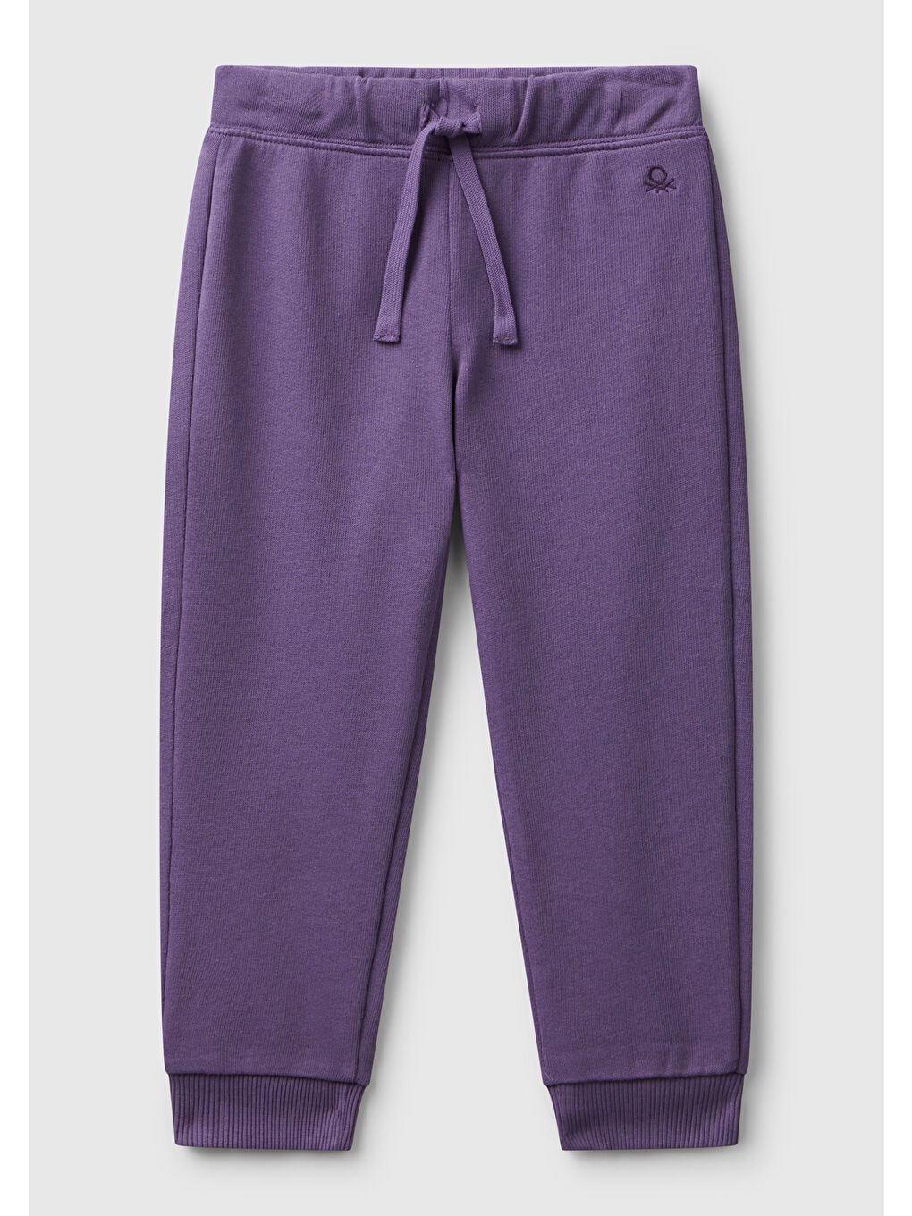 Kız Çocuk Mor Logo İşlemeli Eşofman Altı