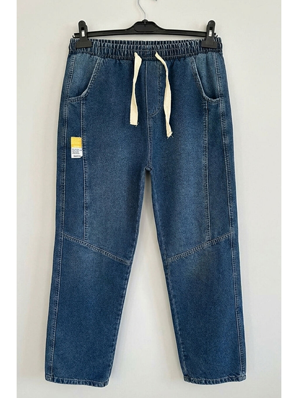 Erkek Rahat Kesim Baggy Jean Pantolon 30074 - Lacivert-5