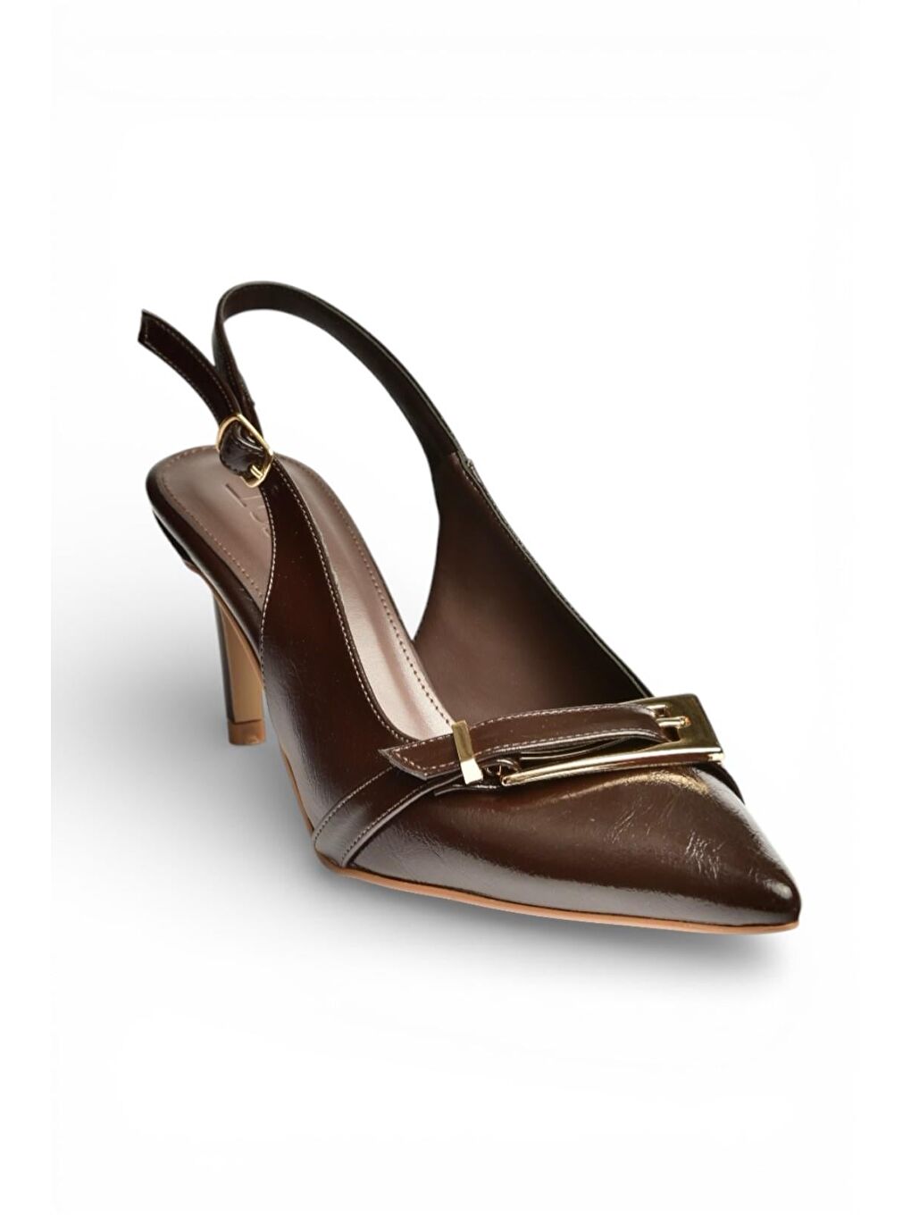 Kahverengi Kadın Topuklu Ayakkabı Y572110960-4