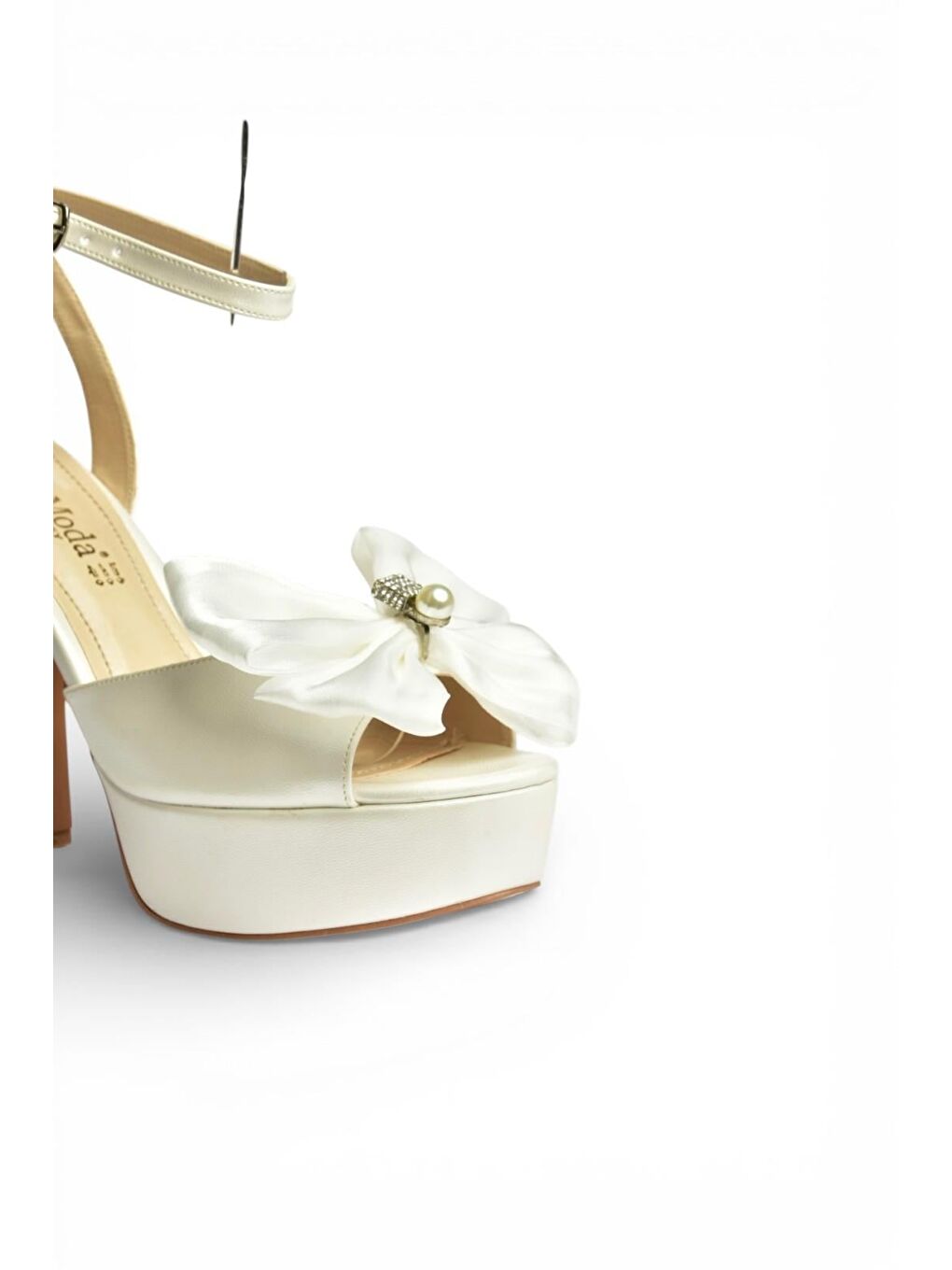 Bej Sedef Kadın Topuklu Ayakkabı Y820203909-7