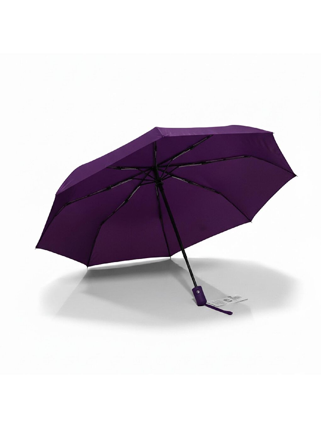 Mor Full Otomatik Kısa 8 Telli Şemsiye (105-G)