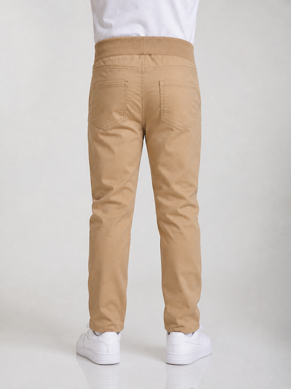 Bej Kız Çocuk Okul Pantolonu Unisex-2