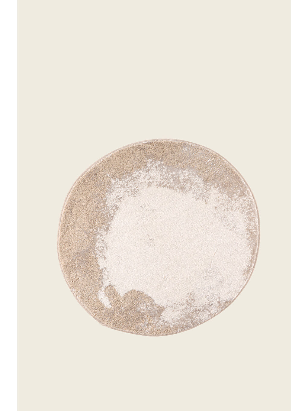 Hypnos Yuvarlak Banyo Paspası 70x70  Bej-3