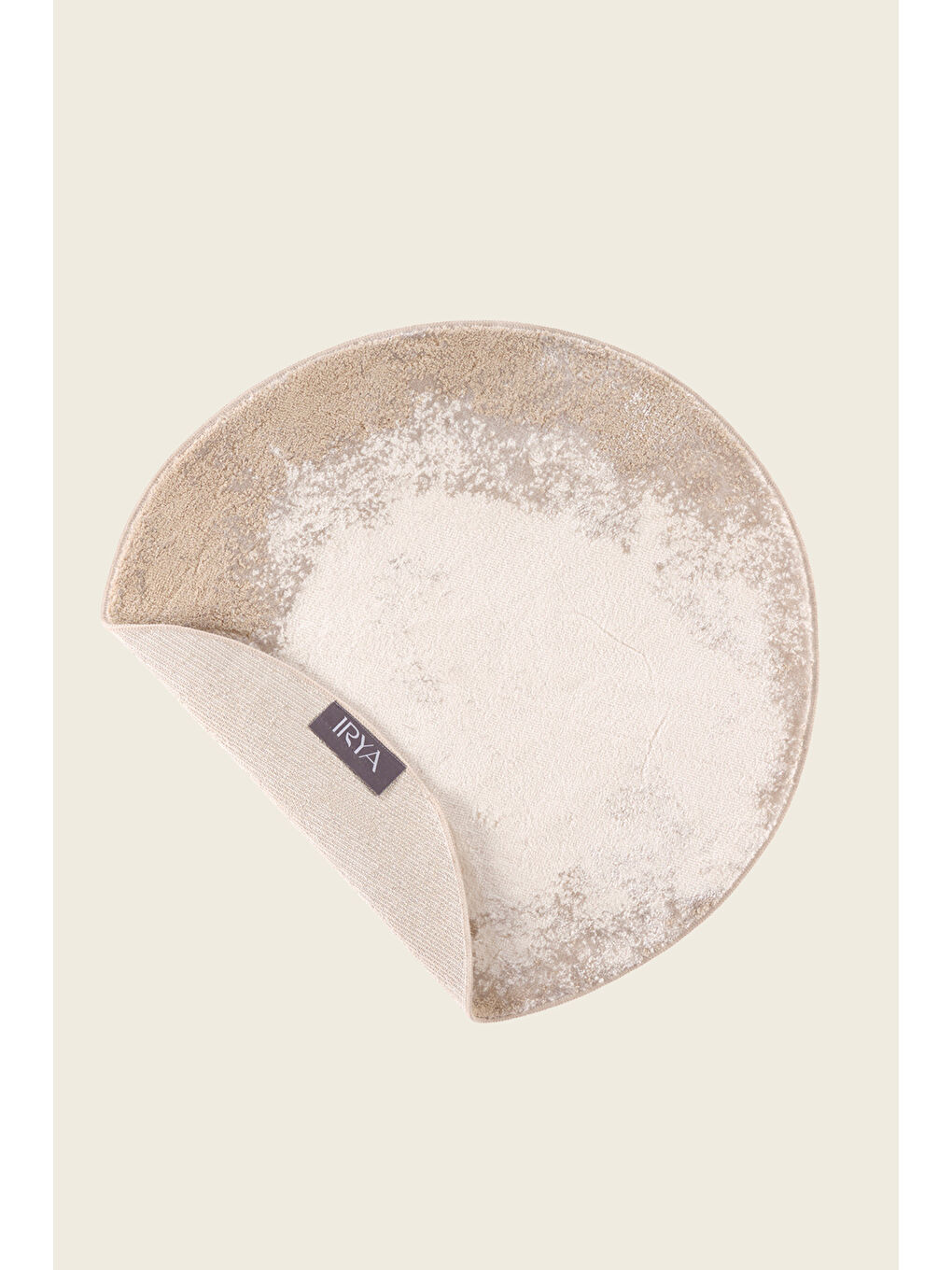 Hypnos Yuvarlak Banyo Paspası 70x70  Bej-4