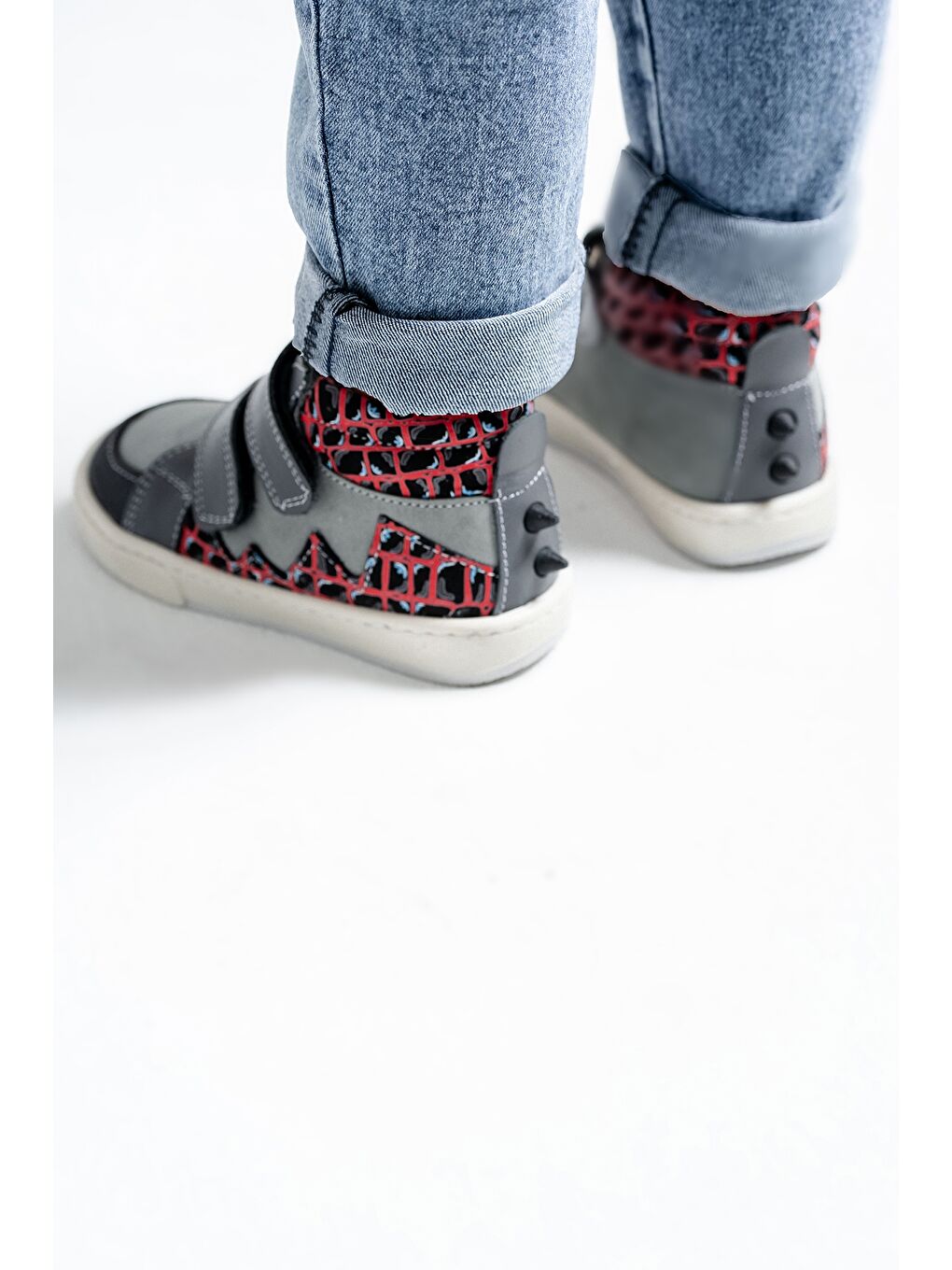 Erkek Çocuk Gri Hakiki Deri Suya Dayanıklı Anatomik İlk Adım Bot-3