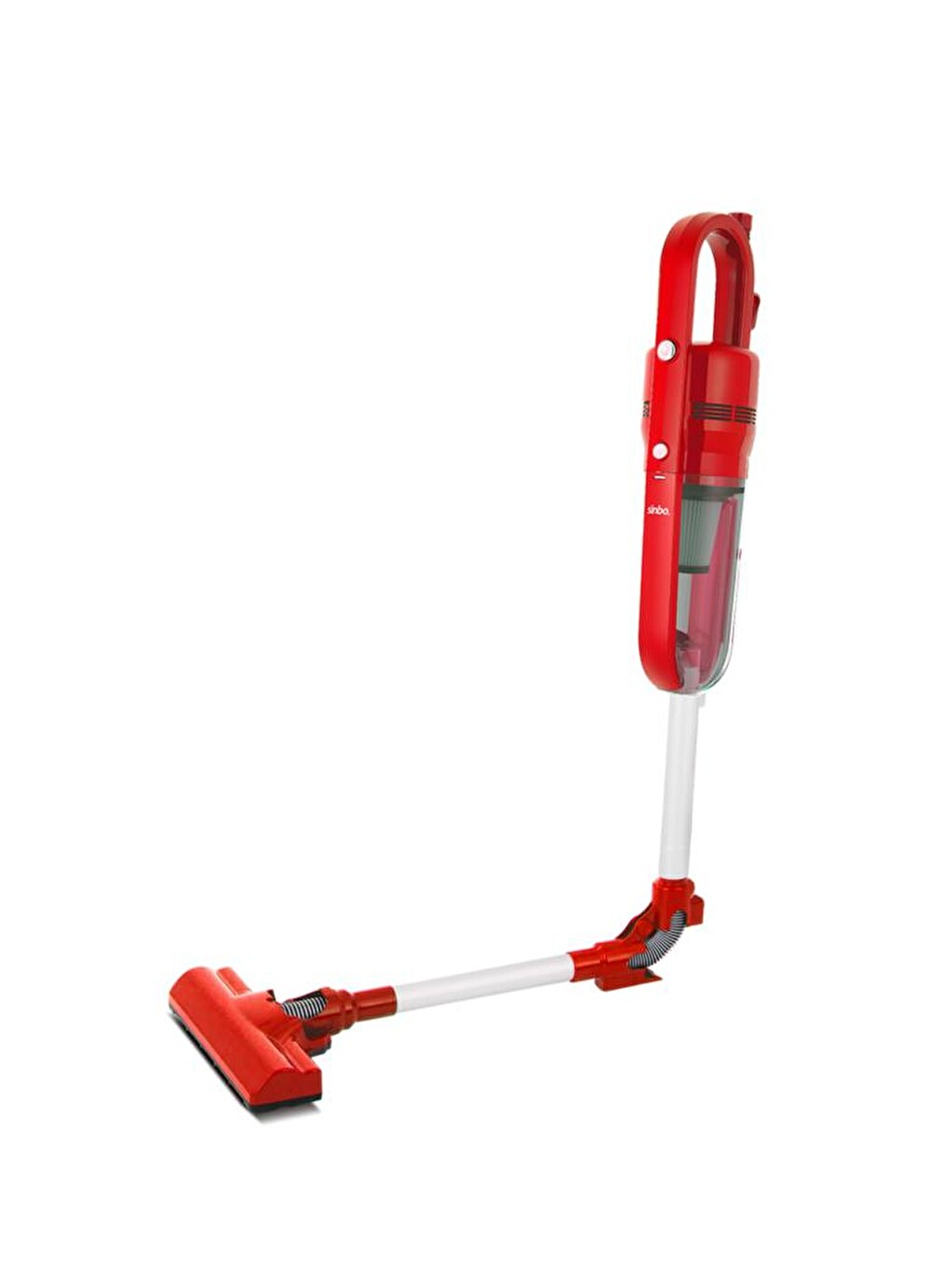 SVC-8625 Kırmızı Dikey Elektrikli Süpürge Katlanır Borulu, El Süpürgesi, 800 ml Toz Hazneli-6