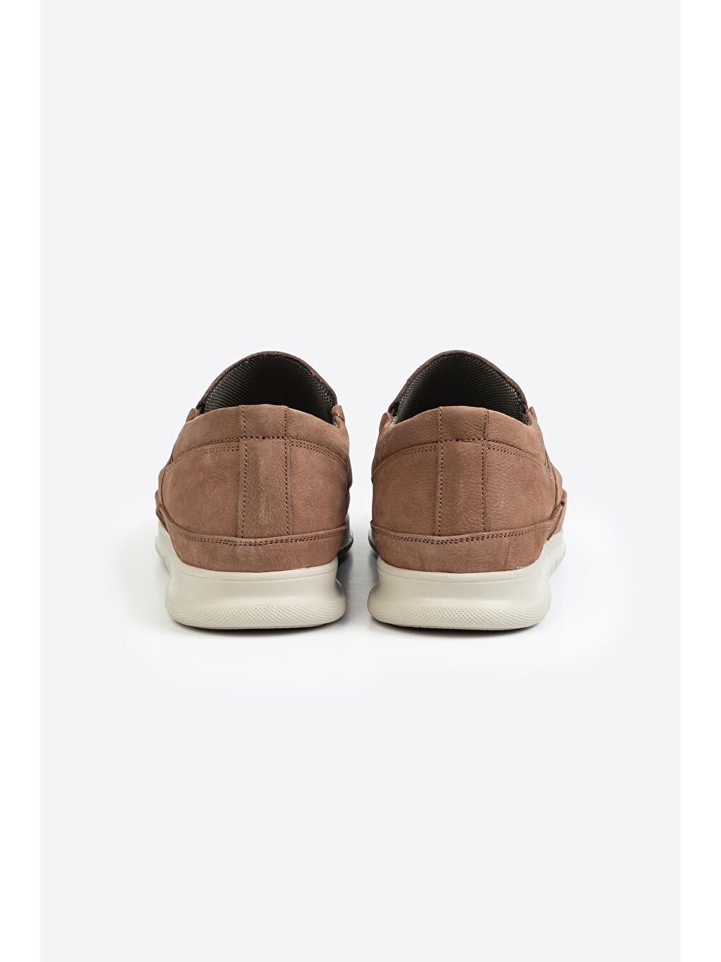 Kahverengi Hakiki Deri Erkek Spor Ayakkabı-5