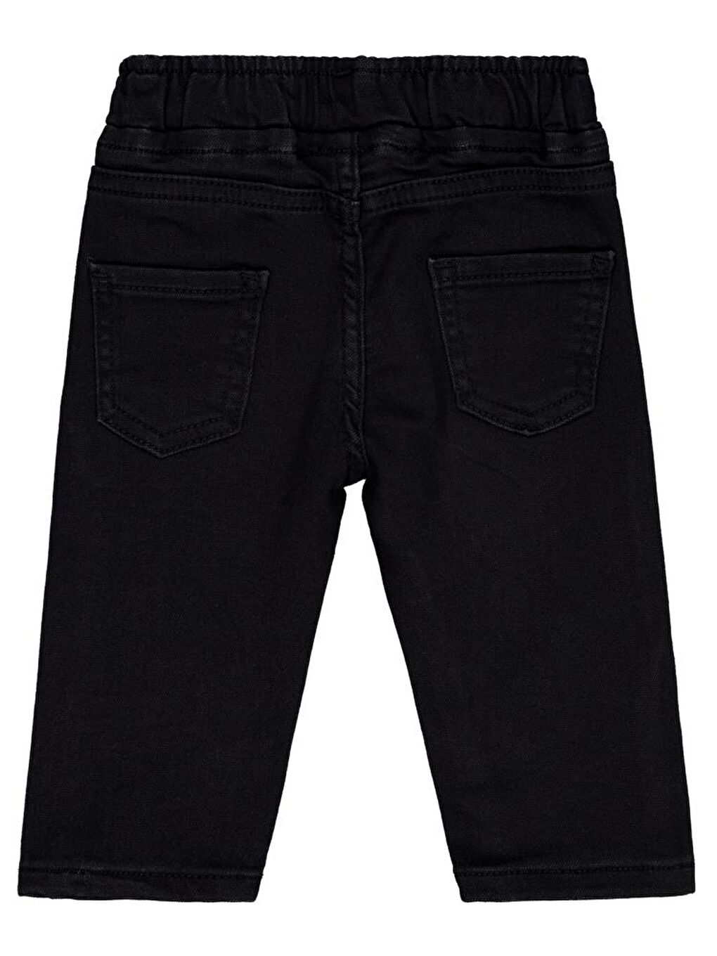 Siyah Bebek Bağcıklı 6-18 Ay Pantolon