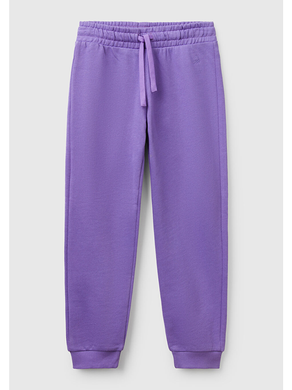 Kız Çocuk Mor Benetton Logolu Eşofman Altı