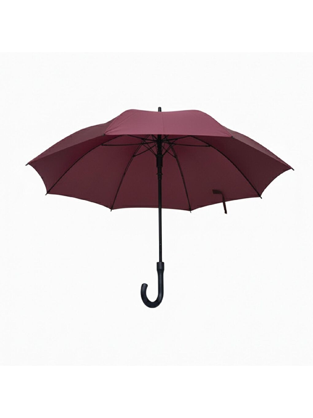 Bordo Fiber Bastonlu Yarı Otomatik 8 Telli 60 cm Şemsiye (115M)