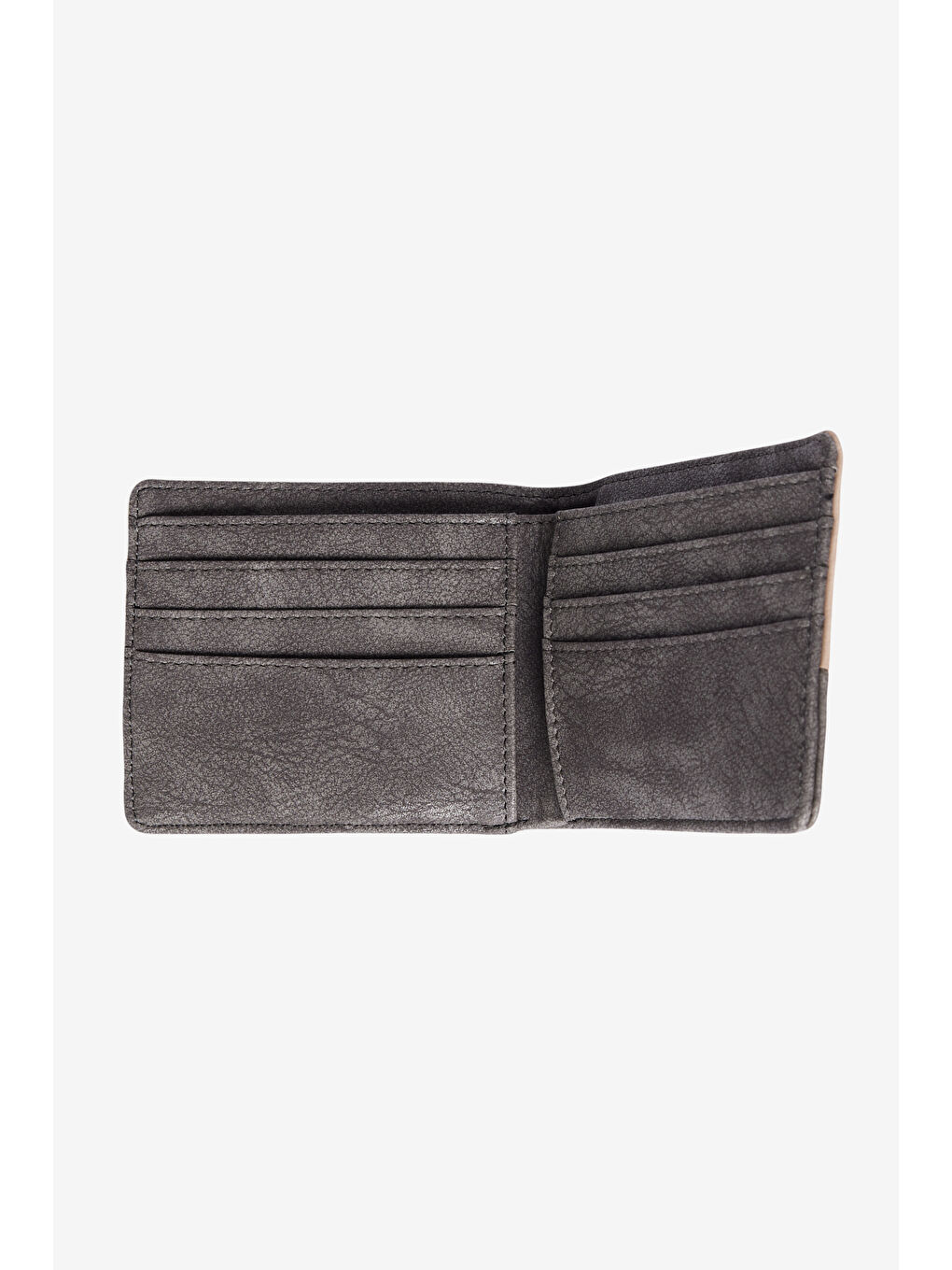 Bej Erkek Vizon-Antrasti Cüzdan-2