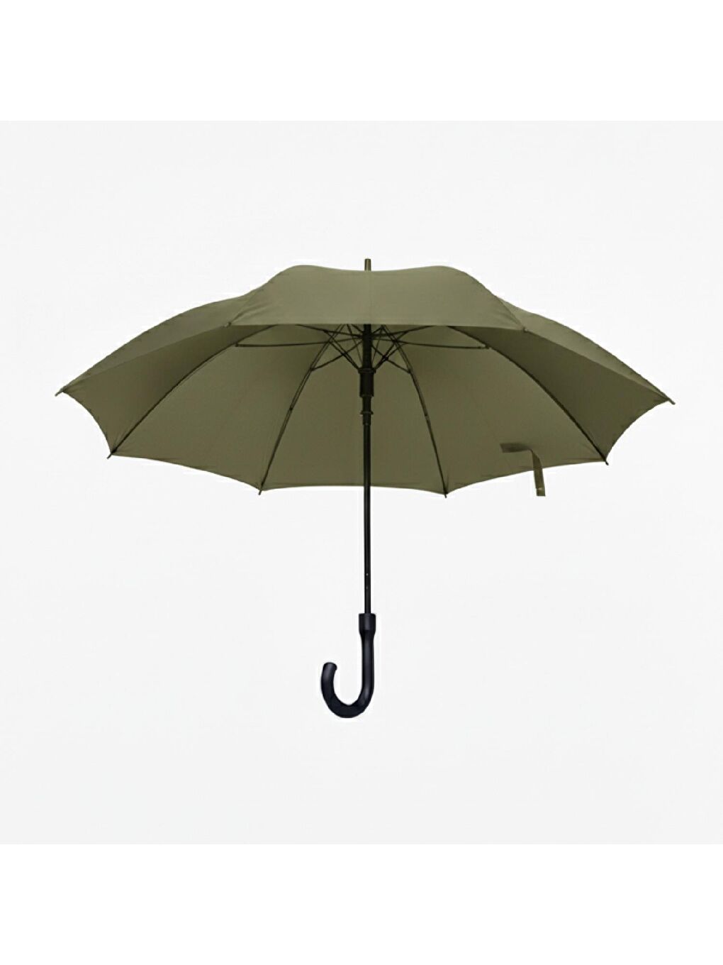 Haki Fiber Bastonlu Yarı Otomatik 8 Telli 60 cm Şemsiye (115M)