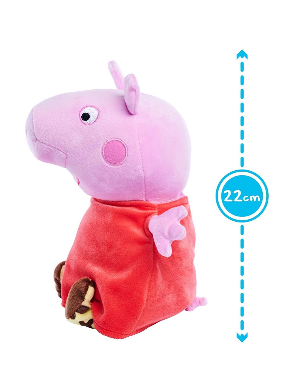 Peppa Pig Sesli Pelüş 22 cm Karnına Bastığınızda Eğlenceli Sesler Çıkarır - 3