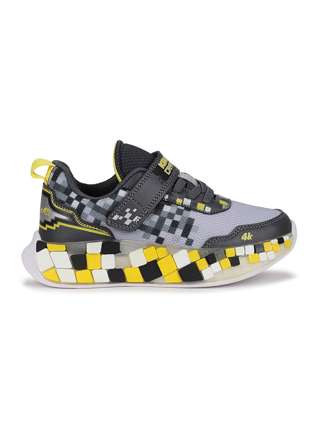 Gri Jenks Craft Cırtlı Erkek Çocuk Spor Ayakkabı-3