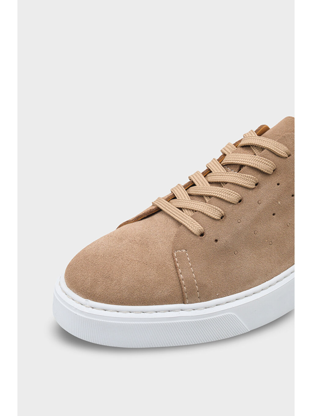 Bej Chaim Hakiki Deri Erkek Günlük Spor Ayakkabı Sneaker-2