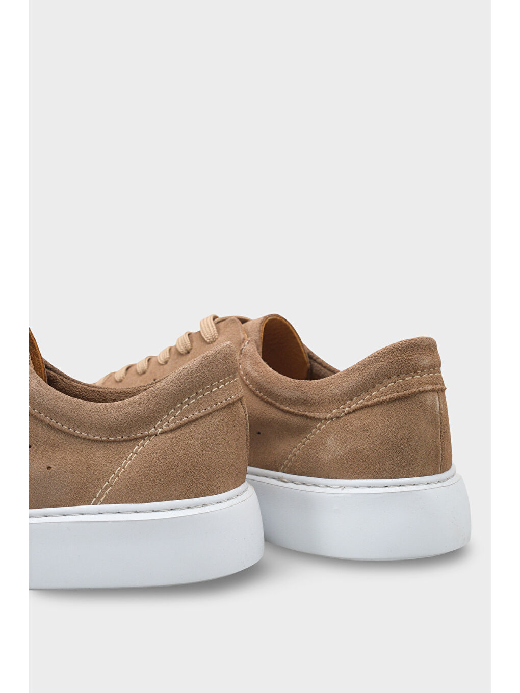 Bej Chaim Hakiki Deri Erkek Günlük Spor Ayakkabı Sneaker-3