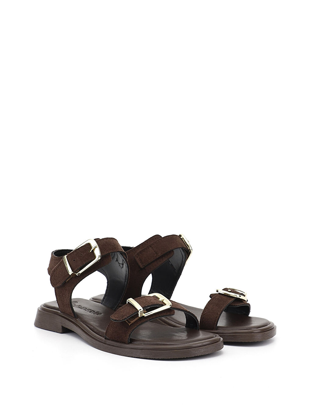 Kahverengi Kadın AÇIK KAHVERENGİ Bilek Bantlı Sandalet-1