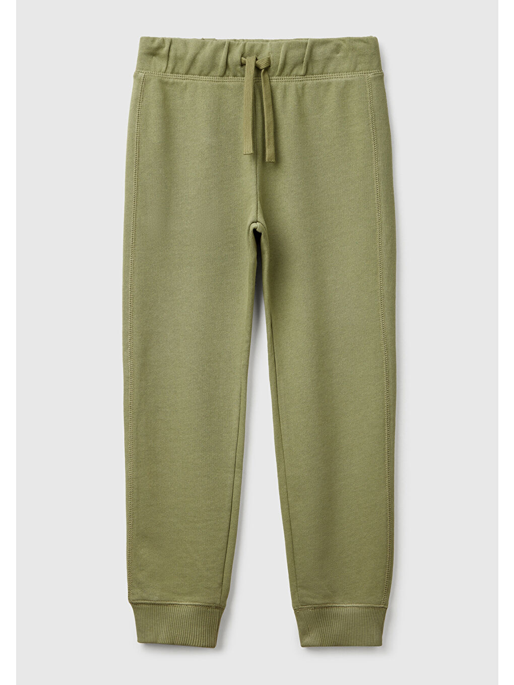 Erkek Çocuk Haki Arka Cebi Logolu Eşofman Altı