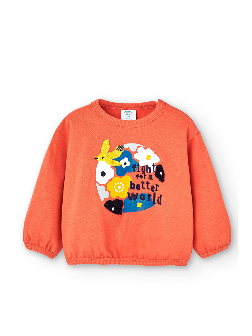 Boboli Turuncu Kız Çocuk Polar Sweatshirt